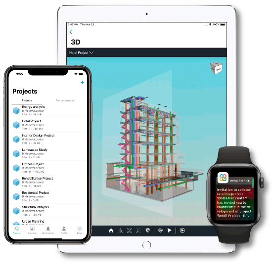 BIM Server Center App