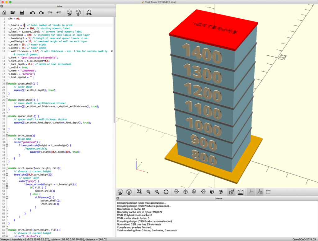 Software Openscad